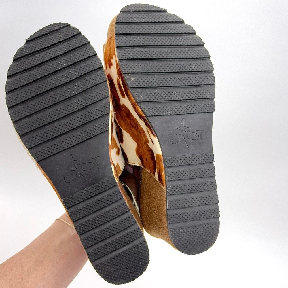 OTBT Jaunt Slingback Platform Wedge Sandals Cow - Picture 9 of 9